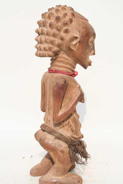 Luba (statue), d`afrique : rep.dem.Congo, statuette Luba (statue), masque ancien africain Luba (statue), art du rep.dem.Congo - Art Africain, collection privées Belgique. Statue africaine de la tribu des Luba (statue), provenant du rep.dem.Congo, 1453/1445.Statue d